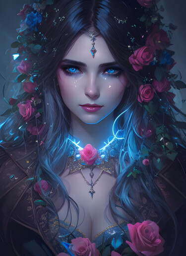 "Mystic Beauty Unvei…" başlıklı Dijital Sanat Mystic Muse tarafından, Orijinal sanat, AI tarafından oluşturulan görüntü