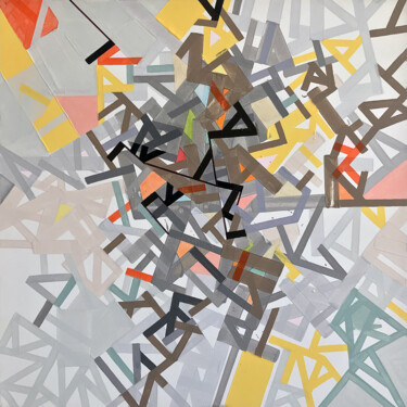 Peinture intitulée "Pstel Chilinskka" par Philippe Halaburda, Œuvre d'art originale, Acrylique Monté sur Châssis en bois