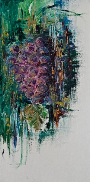 「"Que notre joie soi…」というタイトルの絵画 Lila Licariによって, オリジナルのアートワーク, オイル