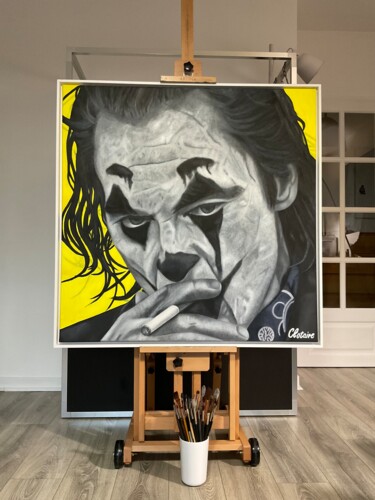 绘画 标题为“Joaquin Phoenix (Jo…” 由Clotaire Charriere, 原创艺术品, 油