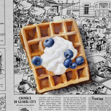 Waffel 绘画 标题为“Waffel” 由Elena Tronina, 原创艺术品, 油