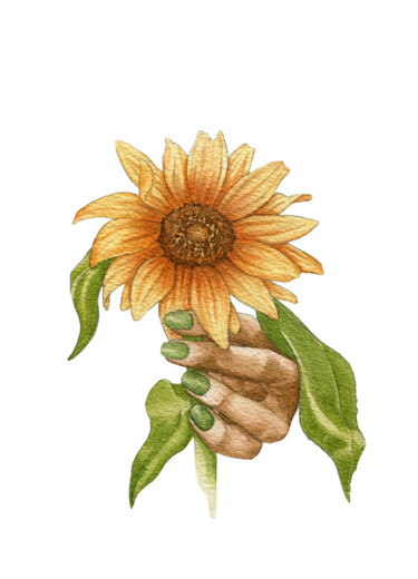 Painting titled "Will of the people" by Diana Rode, Original Artwork, Watercolor