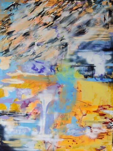 Painting titled "My happy place" by Atignas Art, Original Artwork, Acrylic