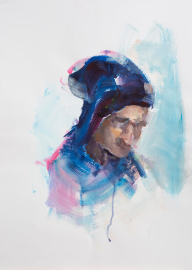 Painting titled "Nikolas" by Ioannis Filippopoulos, Original Artwork, Acrylic