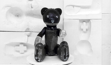雕塑 标题为“Vintage bear doll :…” 由Seven E, 原创艺术品, 树脂