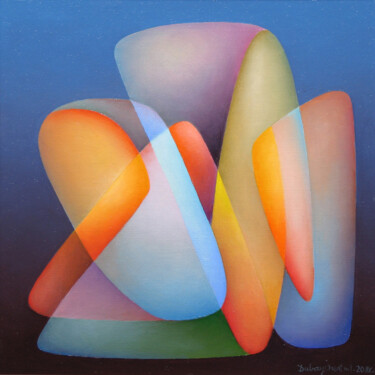 Trembling 23. Painting titled "Trembling 23." by Orest Dubay, Original Artwork, Oil