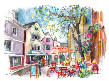 「Totnes 05」というタイトルの絵画 Miki De Goodaboomによって, オリジナルのアートワーク, 水彩画