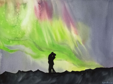 The Dream is Realized Peinture intitulée "The Dream is Realiz…" par Lubna Khan, Œuvre d'art originale, Aquarelle