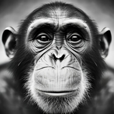 数字艺术 标题为“Chimpancéx1” 由Isra, 原创艺术品, 数码摄影