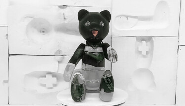 雕塑 标题为“Vintage bear doll :…” 由Seven E, 原创艺术品, 树脂