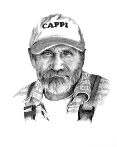 图画 标题为“Ship's Carpenter” 由Boytsov, 原创艺术品, 铅笔