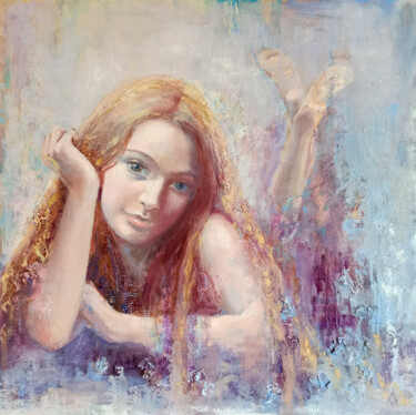 Peinture intitulée "Secret Garden of Dr…" par Alyona Masterkova, Œuvre d'art originale, Huile Monté sur Châssis en bois
