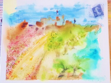 "Carte Postale du Va…" başlıklı Tablo Déla tarafından, Orijinal sanat, Mürekkep