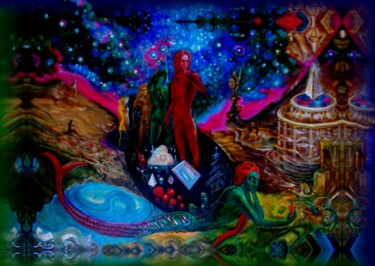 数字艺术 标题为“Аллегория Марса” 由Varu Kadis, 原创艺术品, 数字油画