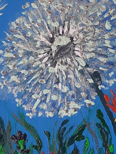 Pittura intitolato "Soffio" da Sandra Ligato, Opera d'arte originale, Acrilico