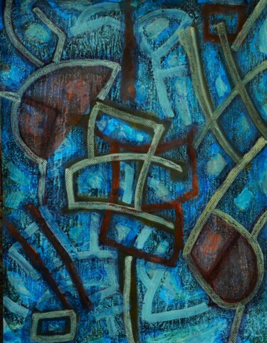 Peinture intitulée "Wagner" par Philippe Casaubon, Œuvre d'art originale, Huile