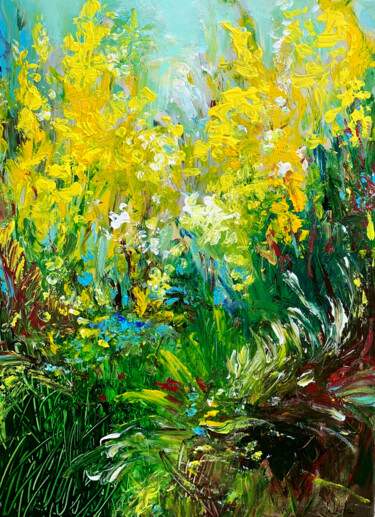 绘画 标题为“Summer garden III” 由Irina Laube, 原创艺术品, 丙烯