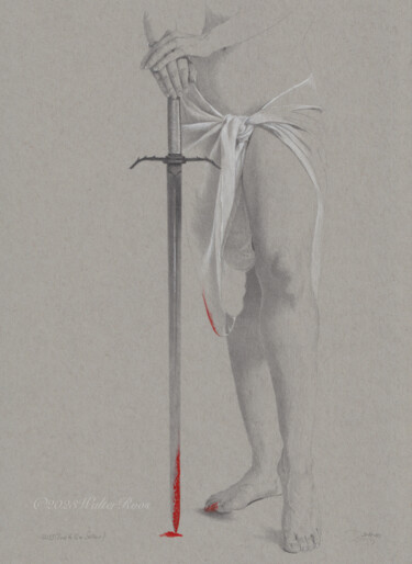 图画 标题为“"Rred Nr.12 or Salo…” 由Walter Roos, 原创艺术品, 铅笔