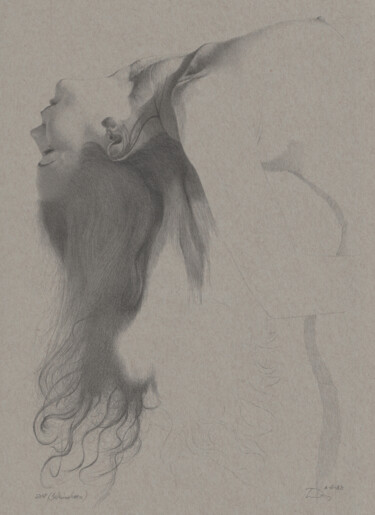 图画 标题为“"Ballerinahaare (22…” 由Walter Roos, 原创艺术品, 铅笔