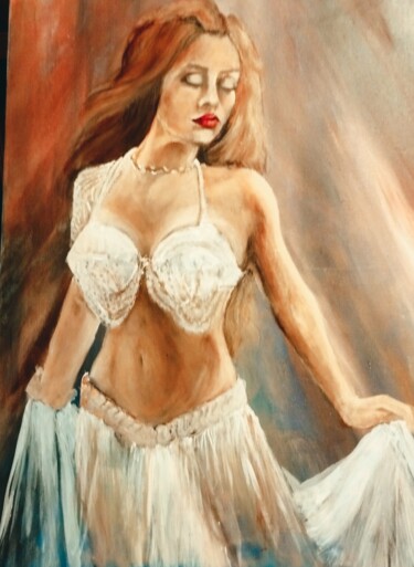 绘画 标题为“Dancer” 由Anna Teluk-Lenkiewicz, 原创艺术品, 丙烯