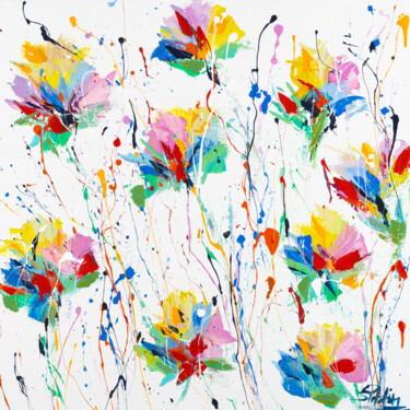 Peinture intitulée "Pour toi mon Amour" par Sophie Petetin, Œuvre d'art originale, Acrylique Monté sur Châssis en bois