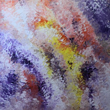 Peinture intitulée "Silent Cycles 51" par Moti, Œuvre d'art originale, Huile Monté sur Châssis en bois