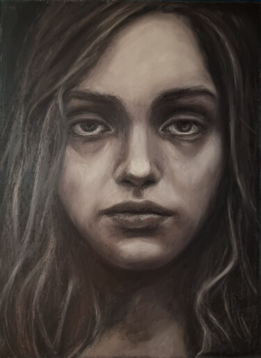 Pastel portrait 0823-01 图画 标题为“Pastel portrait 082…” 由Artmoods Tp, 原创艺术品, 粉彩