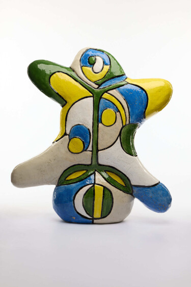 제목이 "SCULPTURE CERAMIQUE…"인 조형물 Nathalie Ferrero-Sakhinis (FerSak)로, 원작, 도예
