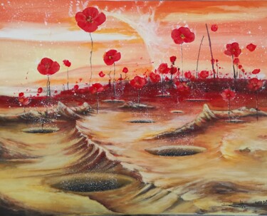 Peinture intitulée "" liberté"" par Laurent Rosso, Œuvre d'art originale, Acrylique Monté sur Châssis en bois