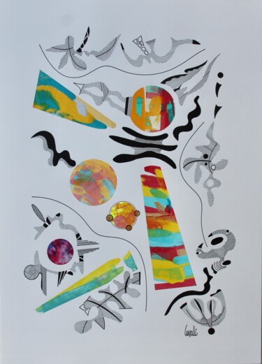 Peinture intitulée "23 084 Envolées" par Pascal Cavalli, Œuvre d'art originale, Acrylique