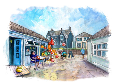 Peinture intitulée "Port Isaac 19" par Miki De Goodaboom, Œuvre d'art originale, Aquarelle