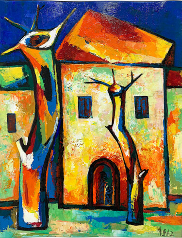 Картина под названием "Summer Colours" - Muraz Martirosyan, Подлинное произведение искусства, Масло