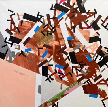 Painting titled "Baalsomm" by Philippe Halaburda, Original Artwork, Acrylic Mounted on Wood Stretcher frame