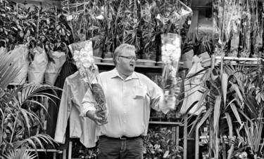 Fotografia intitolato "Der Blumenkönig" da Leopold Brix, Opera d'arte originale, Fotografia digitale
