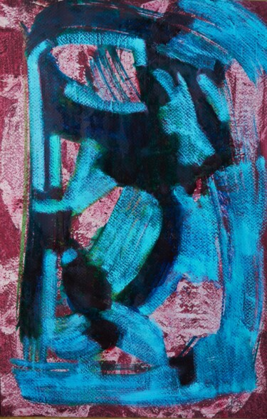 Peinture intitulée "Woden" par Philippe Casaubon, Œuvre d'art originale, Huile