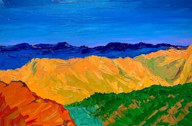 Pittura intitolato "Together" da Nikol Aghababyan, Opera d'arte originale, Olio