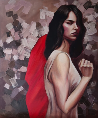 The Follower, 3 绘画 标题为“The Follower, 3” 由Artmoods Tp, 原创艺术品, 油 安装在木板上
