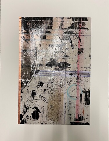 Peinture intitulée ""Entre deux monde"" par Franck.A, Œuvre d'art originale, Acrylique