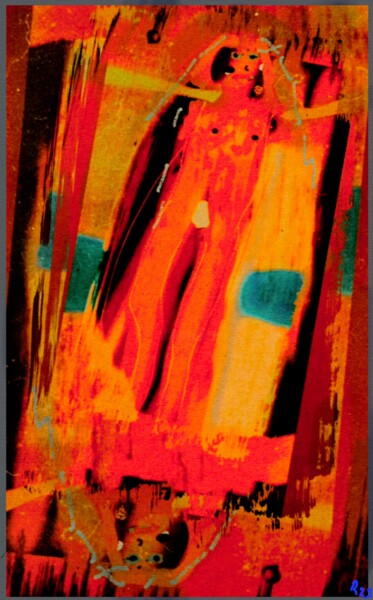 Arts numériques intitulée "Sainte" par Rossi Roberto, Œuvre d'art originale, Peinture numérique