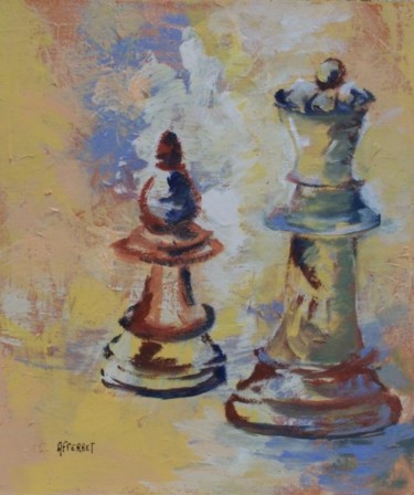 Peinture intitulée "si fier, si fou..." par Anne-Frédérique Ferret, Œuvre d'art originale, Huile