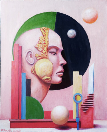 绘画 标题为“Human and things” 由Pavel Krasheninin, 原创艺术品, 油