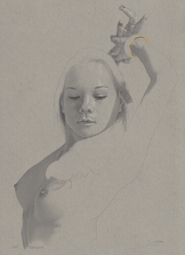 图画 标题为“"Ballerina Nr. 10 (…” 由Walter Roos, 原创艺术品, 孔戴