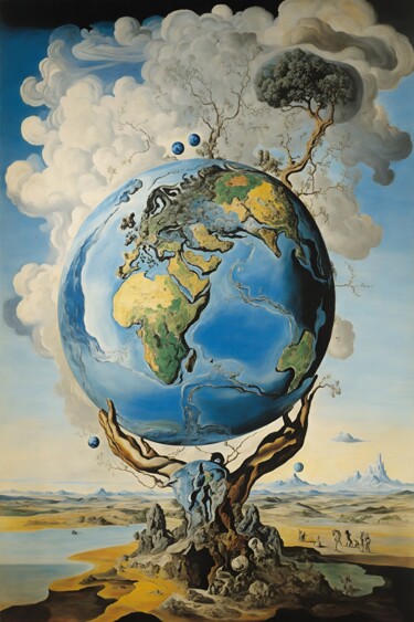 絵画 Earth The Earth, Digital Arts by Pako Benoit | ArtMajeur
