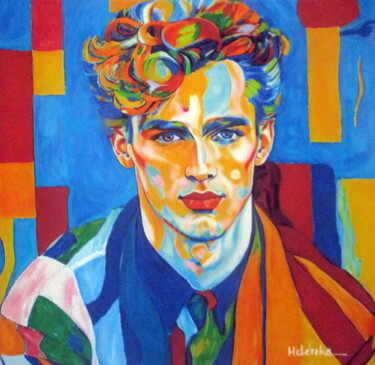 "Longing Look" Schilderij getiteld ""Longing Look"" door Helena Wierzbicki, Origineel Kunstwerk, Acryl