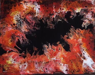 Peinture intitulée "Tout feu tout flamme" par Mario Esposito, Œuvre d'art originale, Acrylique Monté sur Châssis en bois