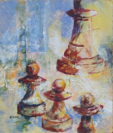 Peinture intitulée "point de vue!" par Anne-Frédérique Ferret, Œuvre d'art originale, Huile