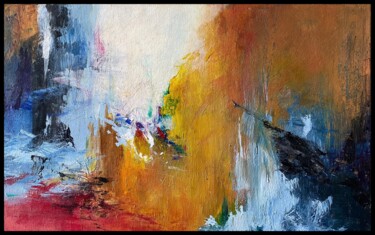 Painting titled "Ivresse affectueuse…" by Giovanni.D, Original Artwork, Acrylic Mounted on Wood Stretcher frame