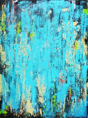 Celestial Storm Painting titled "Celestial Storm" by Elli Popa, Original Artwork, Acrylic