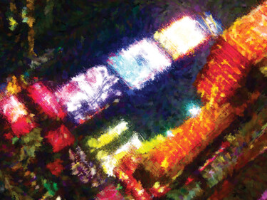 Destellos de Nueva York 4/XL large original artwork 数字艺术 标题为“Destellos de Nueva…” 由Javier Diaz, 原创艺术品, 操纵摄影