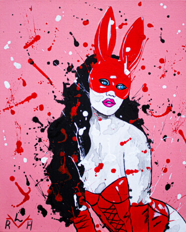 绘画 标题为“Bunny” 由Lady Redhorns, 原创艺术品, 丙烯